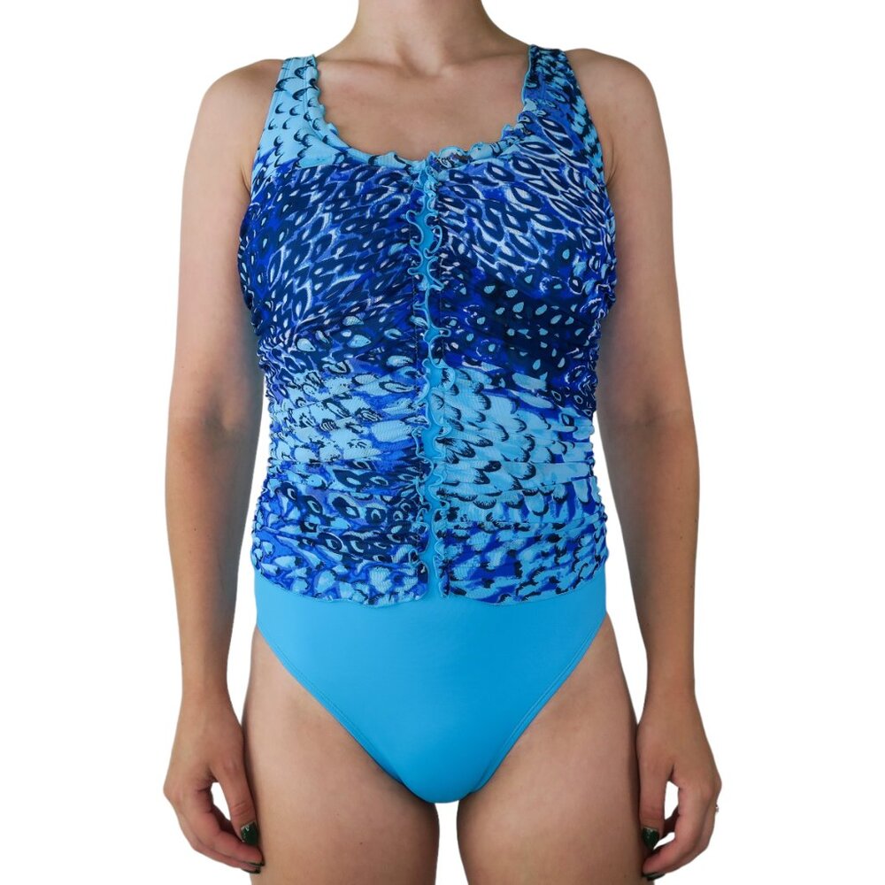 Vintage 90s Amoena Mia Laguna Beach One Piece Swimsuit